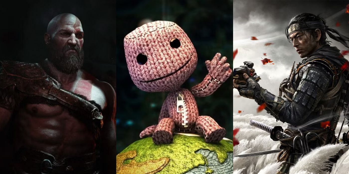 1400x700 PlayStation Characters Wallpaper