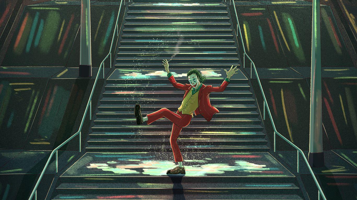 1366x768 Joker Cool Dance 1366x768 Resolution HD 4k Wallpaper