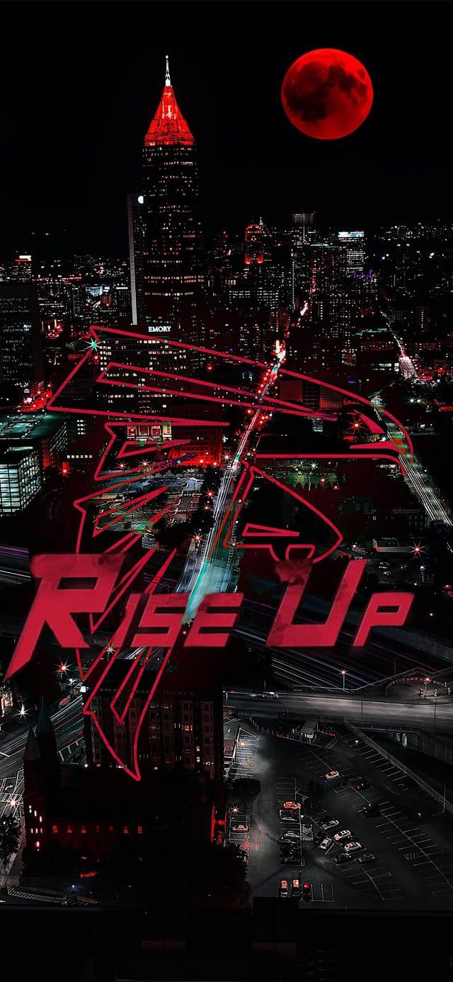640x1385 I'm creating wallpaper for every team in the NFL. This is my take on the Atlanta Falcons