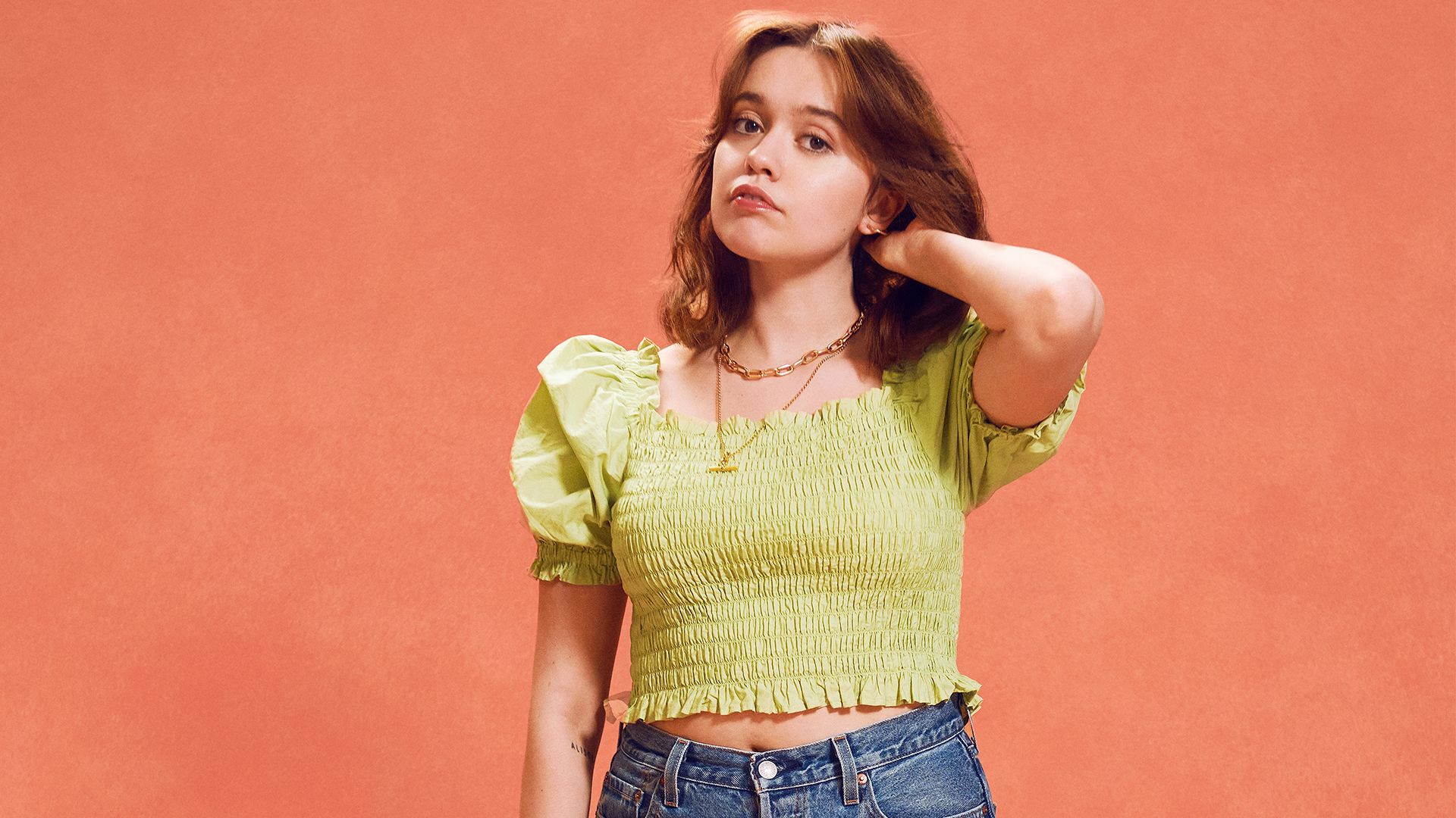 1920x1080 Sex Education's Aimee Lou Wood Stars In Levi's SS22 Campaign