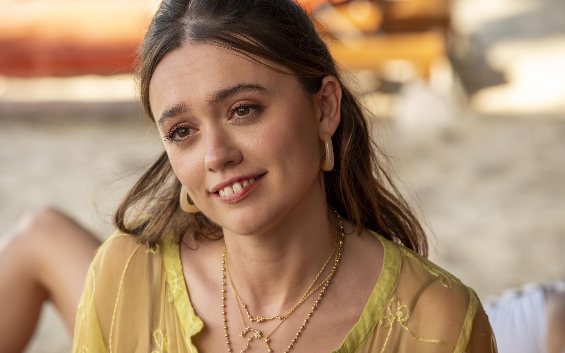 1920x1200 Aimee Lou Wood on The White Lotus, the Beatles biopic and stepping out of her comfort zone: 'The moment you play it safe, you're done'