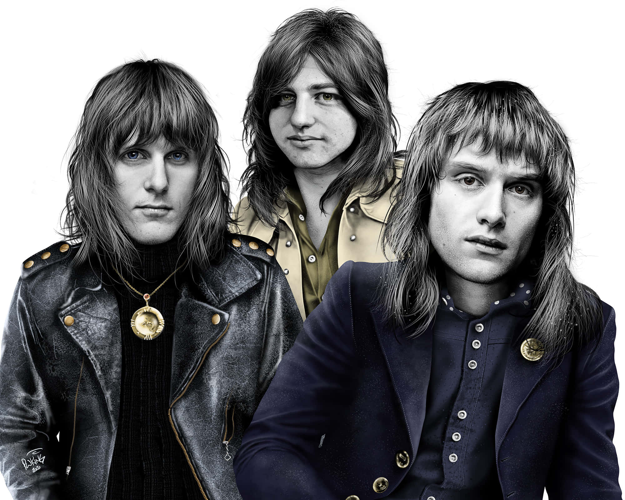 2000x1600 Download Band Emerson, Lake&Palmer On Stage Wallpaper