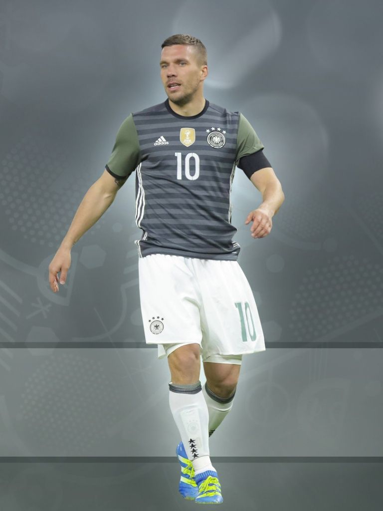 768x1024 Euro 2016 Podolski 4K UHD Wallpaper for UltraHD Desktop and TV : Smartphone and Tablet Devices