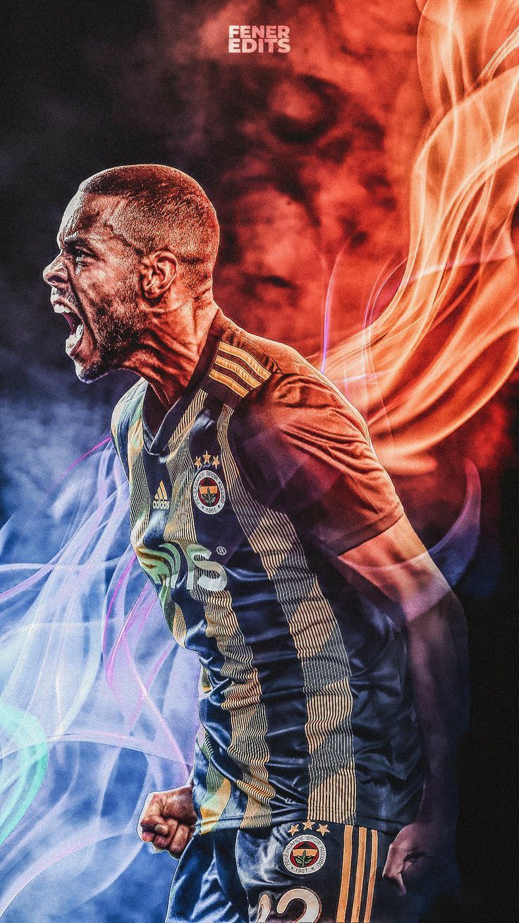736x1308 Kamil adlı kullanıcının fenerbahçe panosundaki Pin. Grafik sanatı, Mavi sanat, Resim duvarı