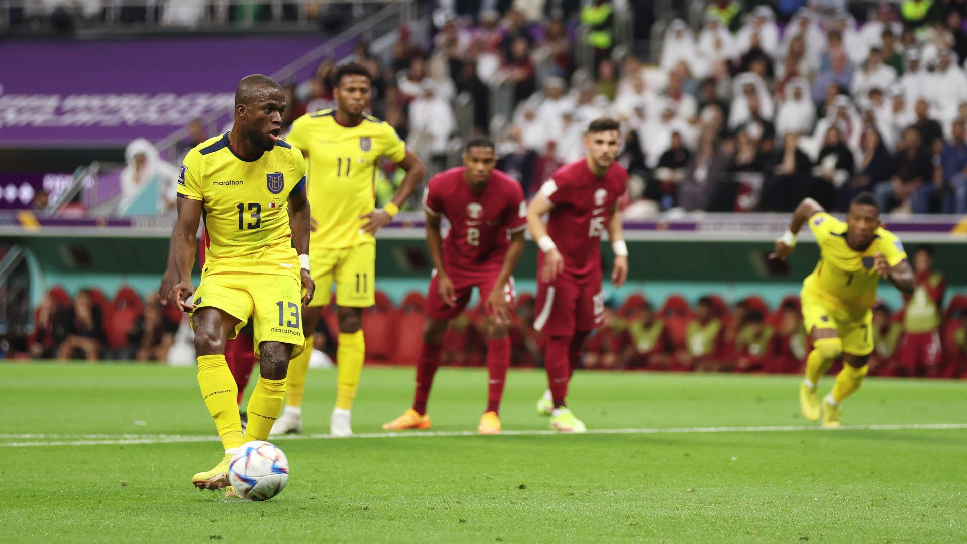 1920x1080 WATCH: Ecuador score first goal of 2022 World Cup as Valencia bounces back from VAR drama to net penalty. Goal.com Malaysia