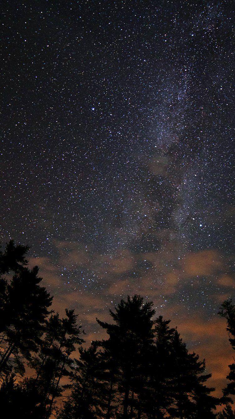 750x1334 Night Sky Aesthetic Wallpaper