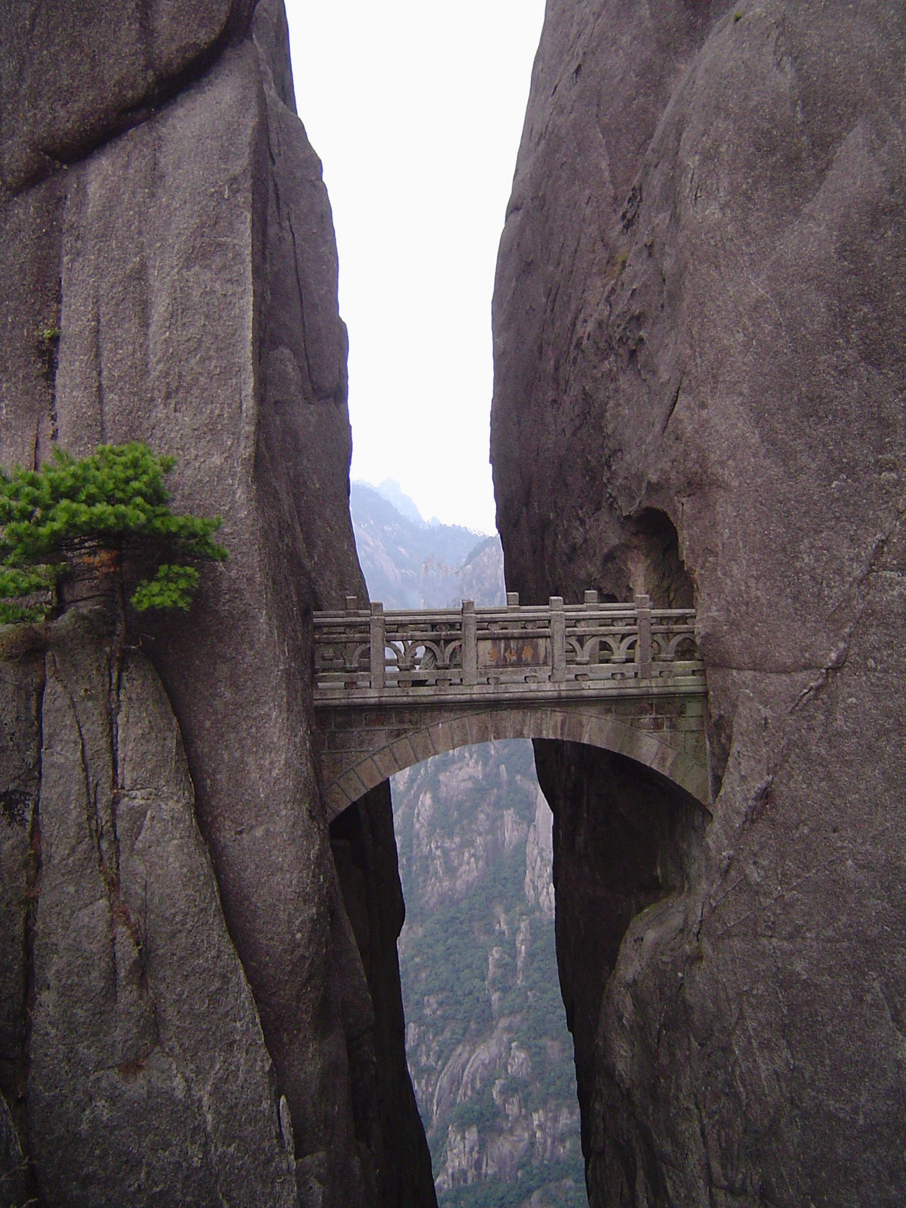 1800x2400 Free of Stone bridge, Yellow Mountains, China