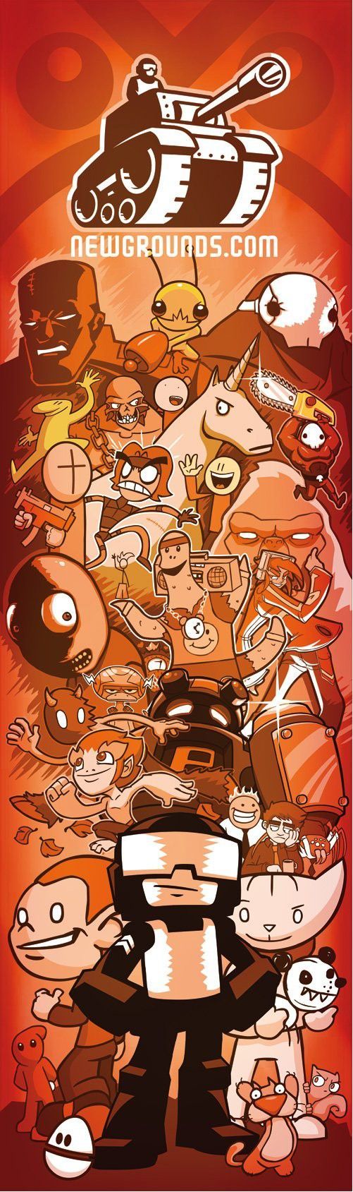501x1689 New grounds. Newgrounds aesthetic, Castle crashers poster