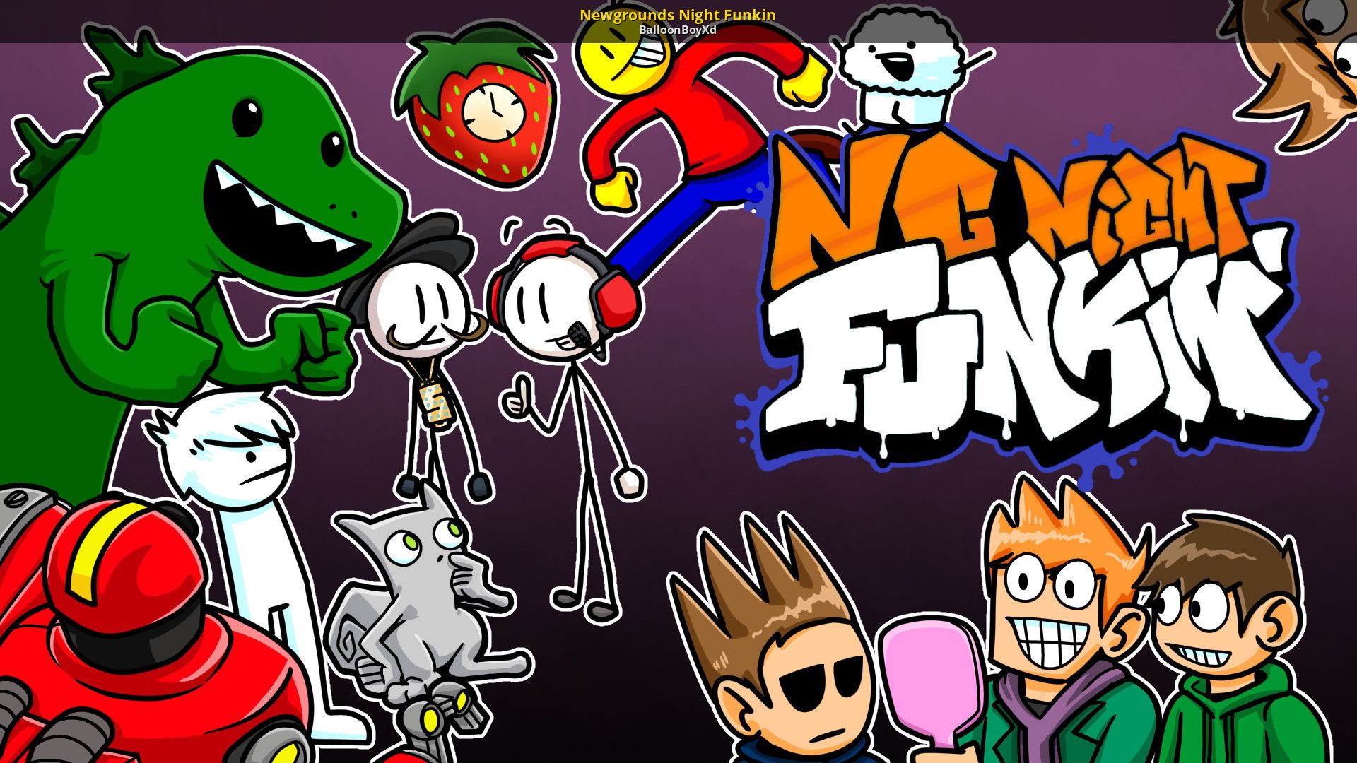 1920x1080 Newgrounds Night Funkin Work In Progress for Friday Night Funkin'. FNF Works In Progress