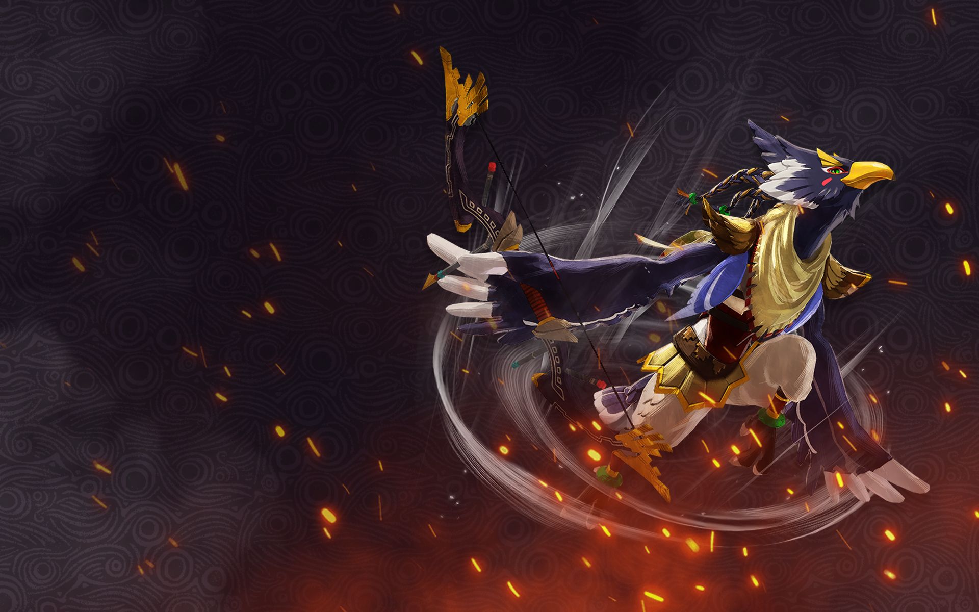 1920x1200 Hyrule Warriors: Age of Calamity Wallpaper with Monocle