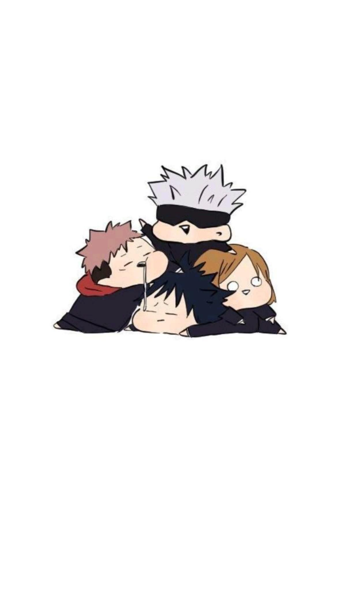 1200x2133 Chibi Jujutsu Kaisen Wallpaper