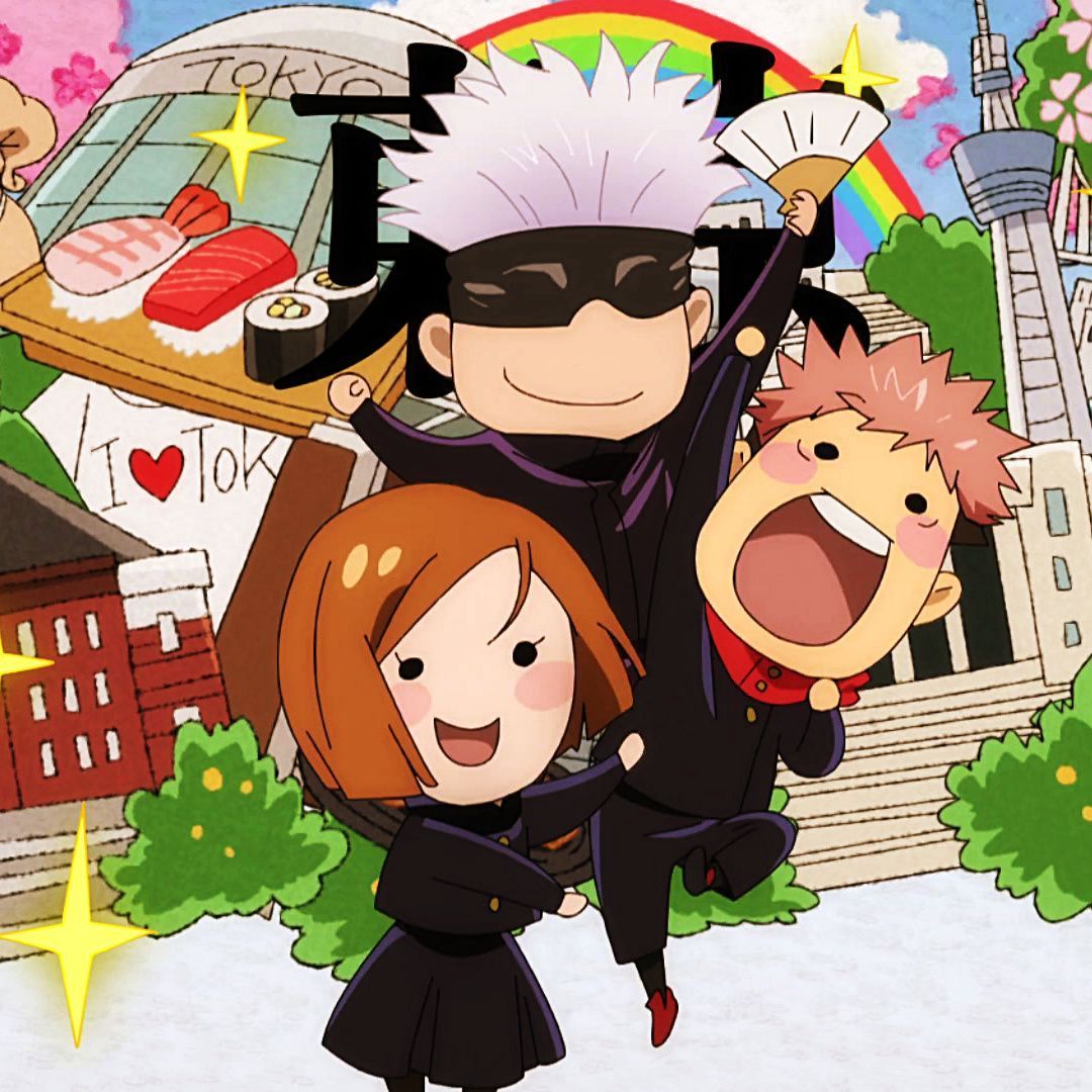 1080x1080 Jujutsu Kaisen Funny Wallpaper