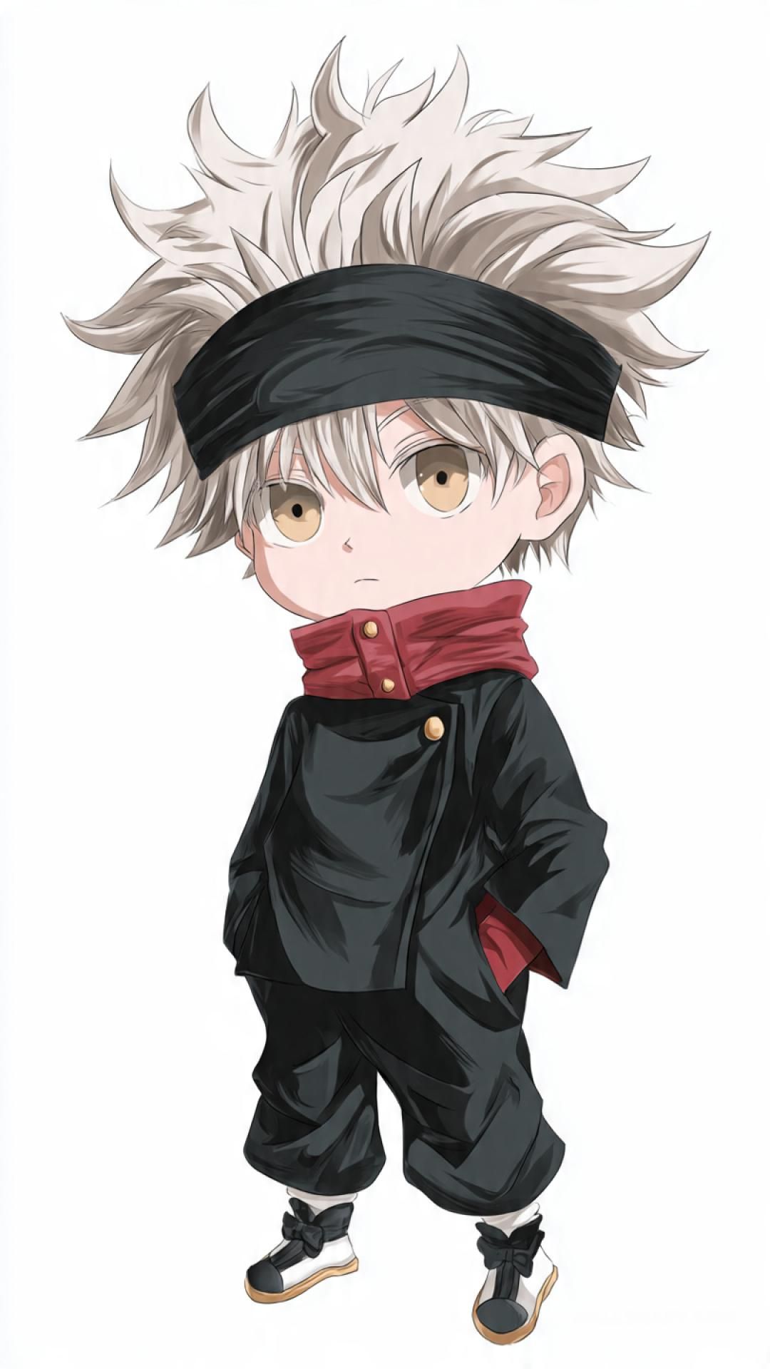 1080x1920 Gojo satoru chibi cute art jujutsu kaisen wallpaper