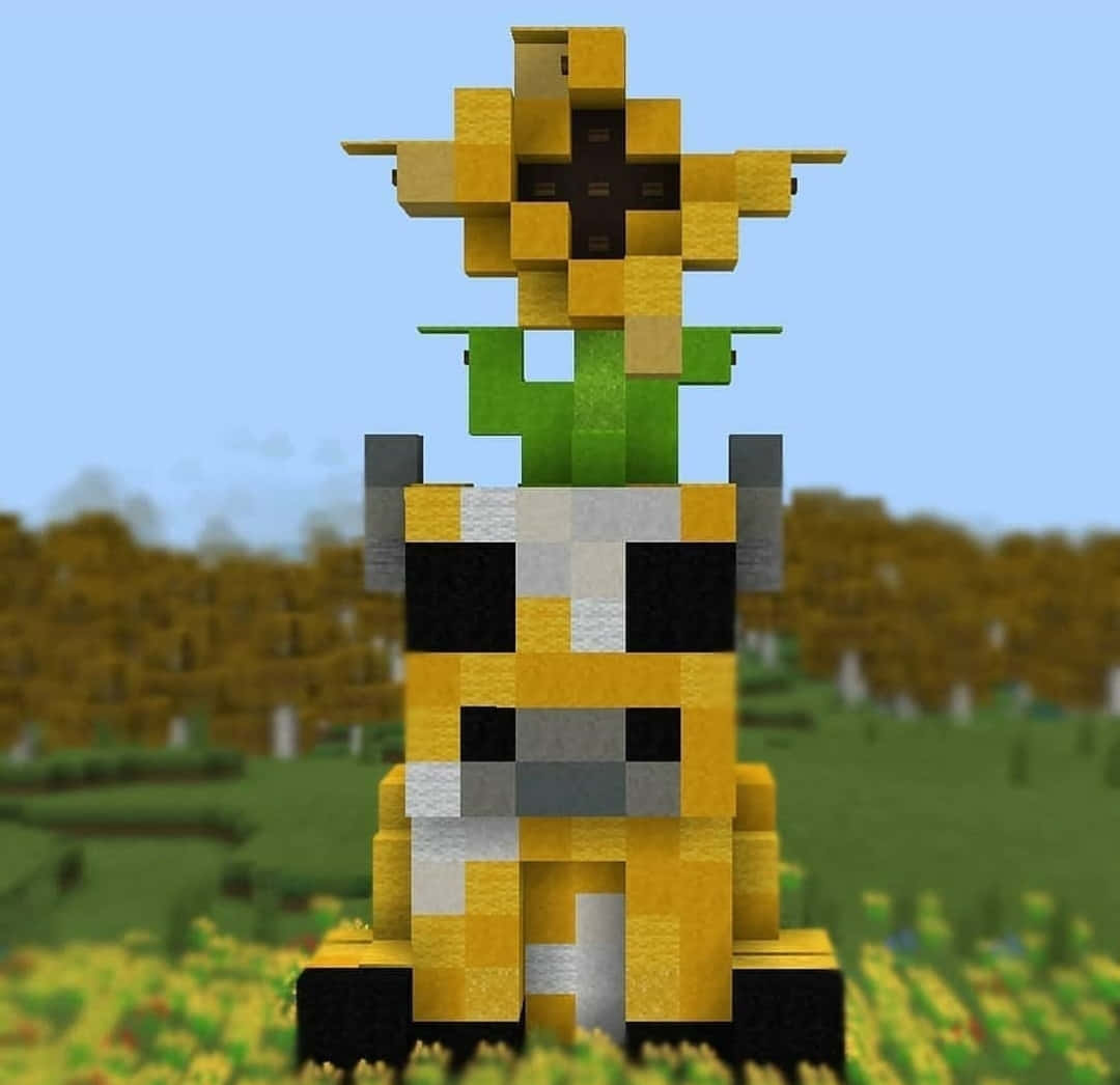 1080x1046 Download Minecraft Cow in Natural Habitat Wallpaper