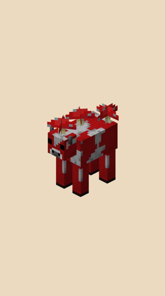 676x1200 Mushroom Cow Wallpaper