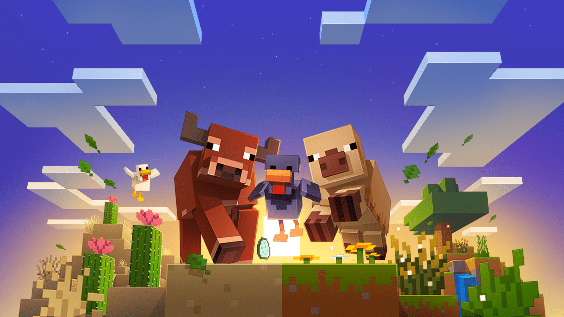 1920x1080 Minecraft HD Wallpaper: Adventure Awaits in Blocky Realms!x1440