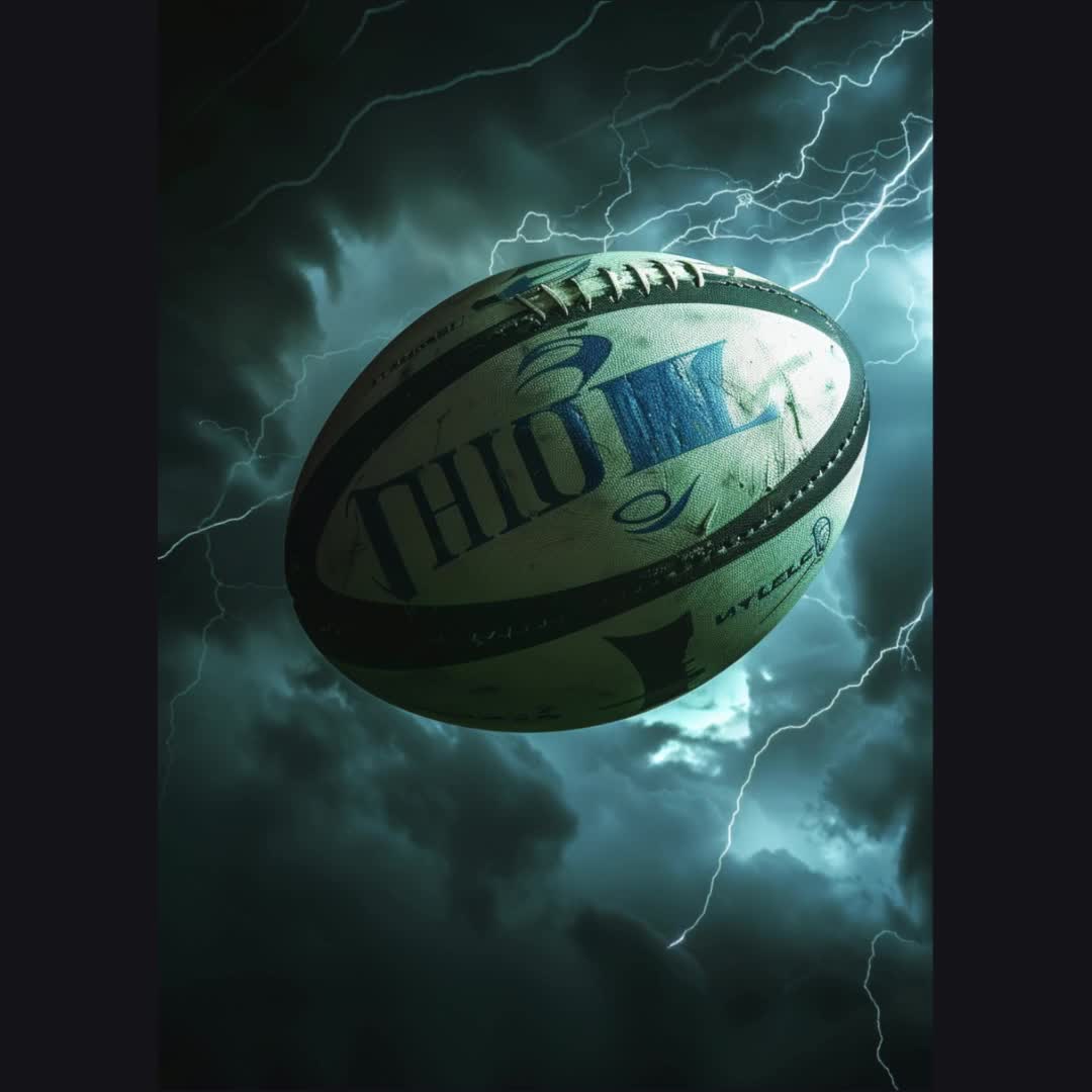 1080x1080 Rugby Spark Background: 100 Sports Photo Overlays (Digital Download)