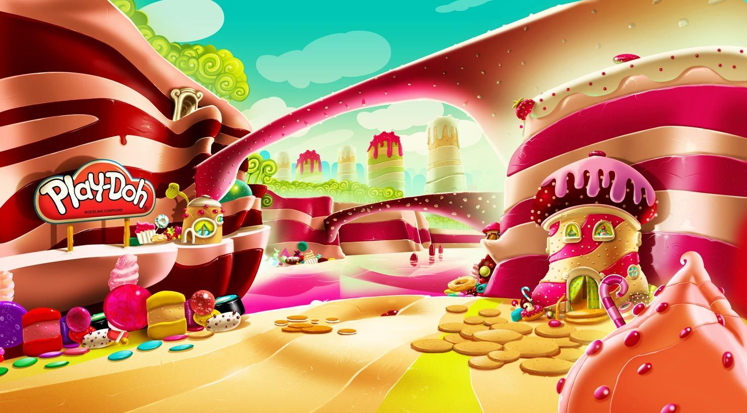 1477x817 Play Doh Wallpaper