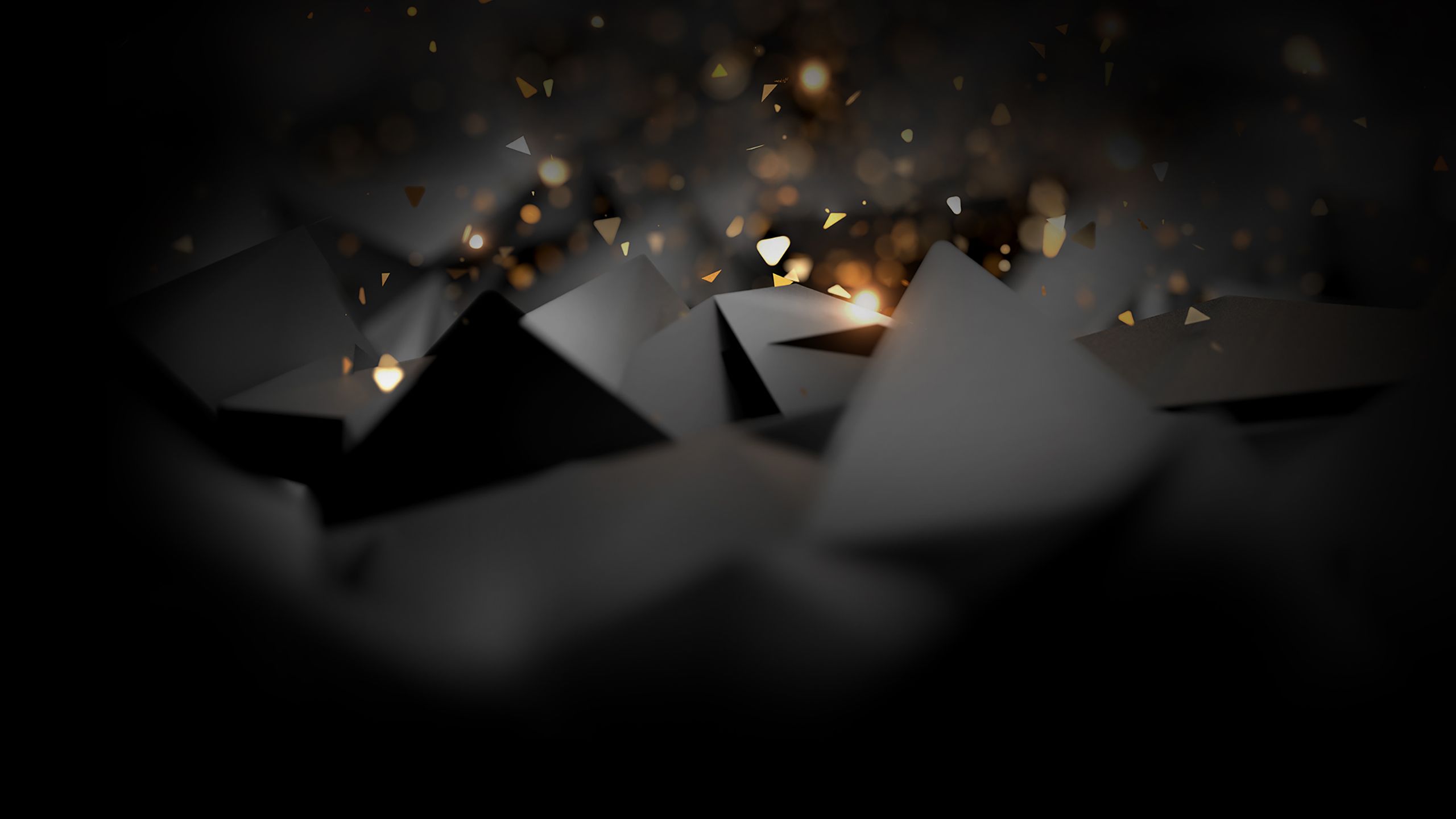 2560x1440 Dark Abstract Honor 8X Wallpaper
