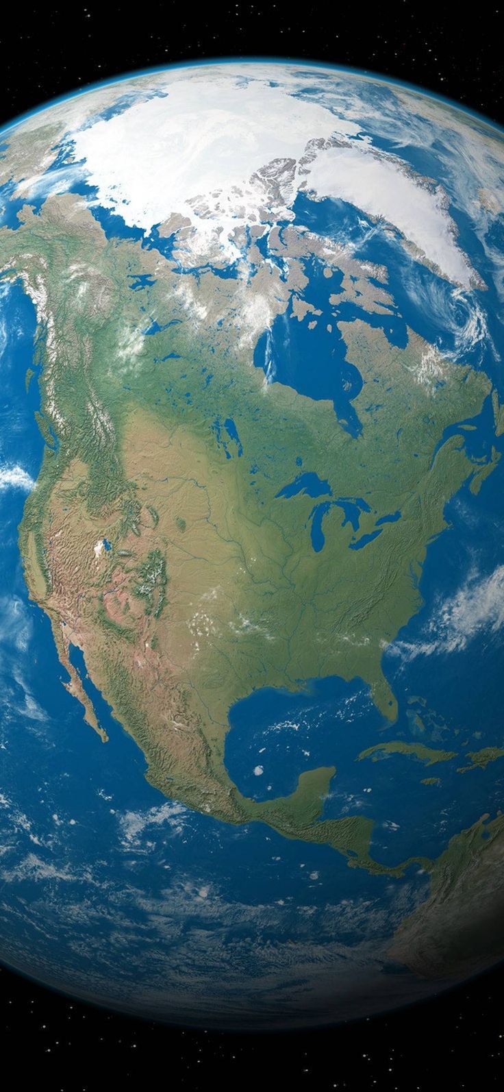 736x1594 Planet Earth Stars Space - [1080x2340]