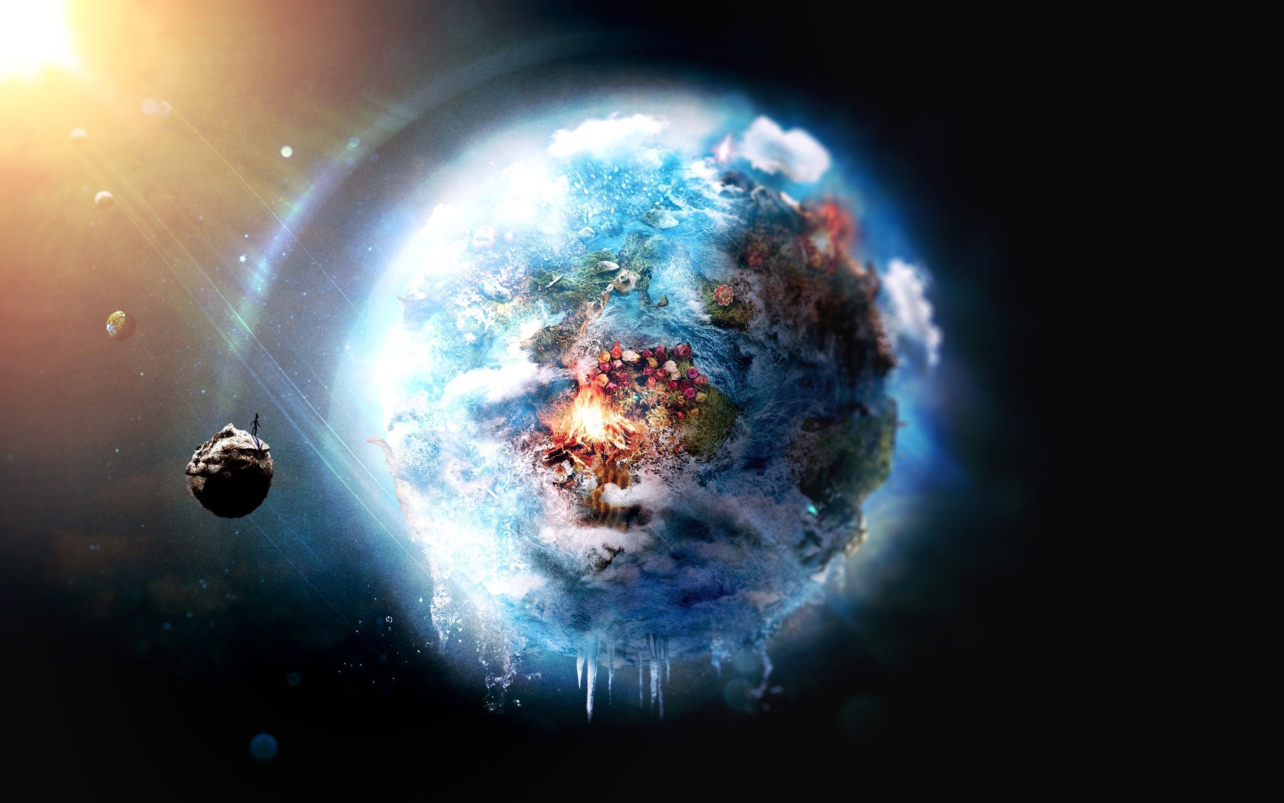 2560x1600 Future Earth Wallpaper