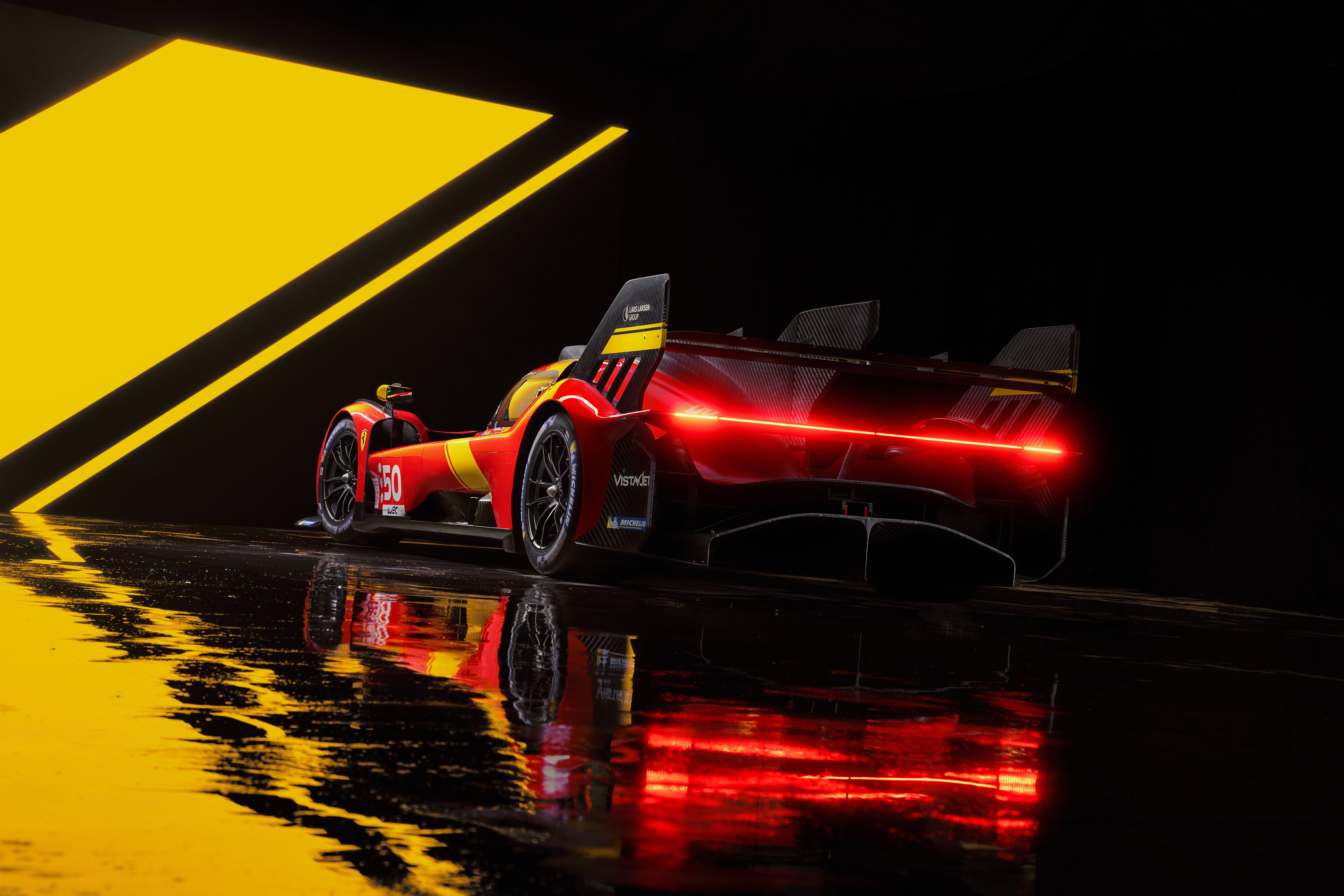 9504x6336 Wallpaper Ferrari, Hypercar, Rear, World Endurance Championship, FIA WEC, Le Mans Hypercar, Rear wing for mobile and desktop, section ferrari, resolution 9504x6336