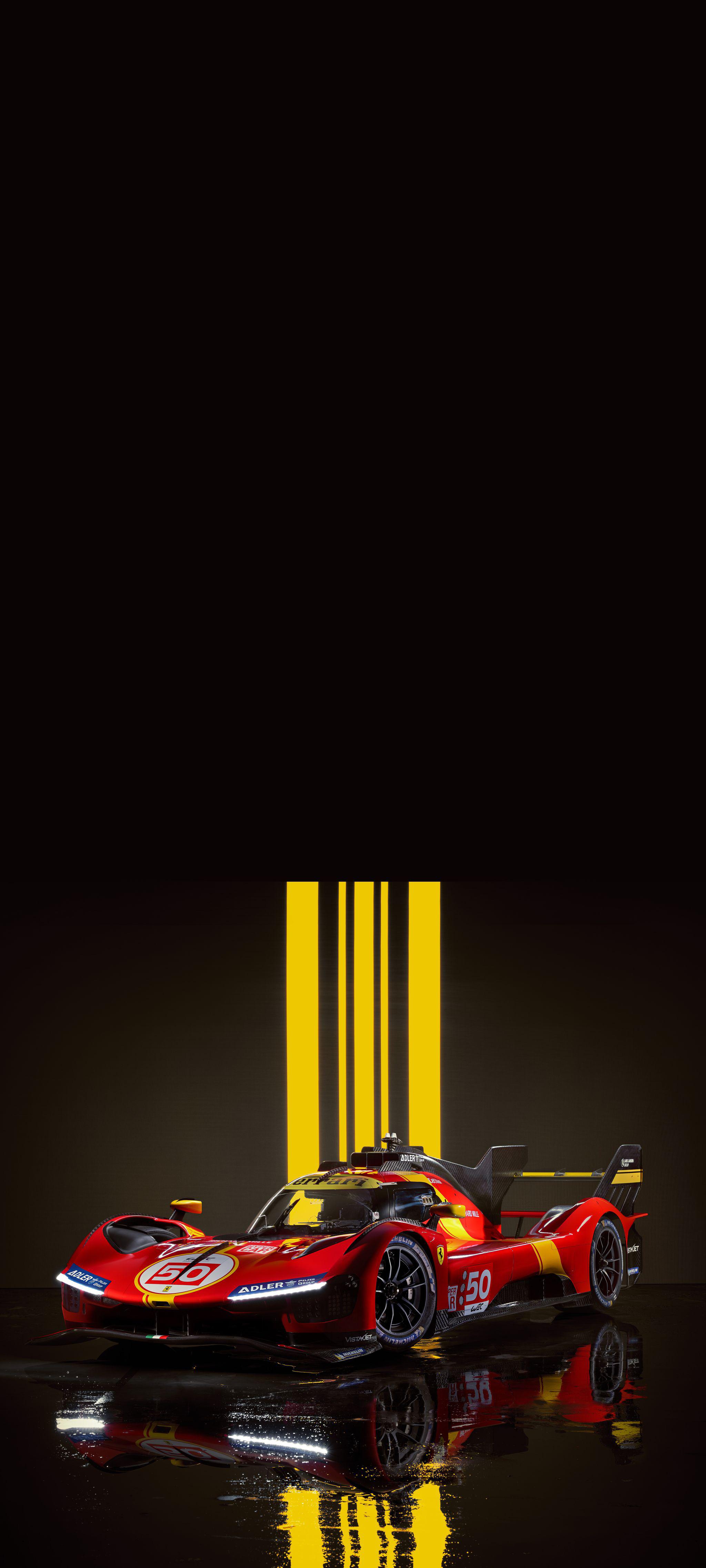 2048x4551 After 56 years, Ferrari wins Le Mans. This week wallpaper picture of 499P for your mobile