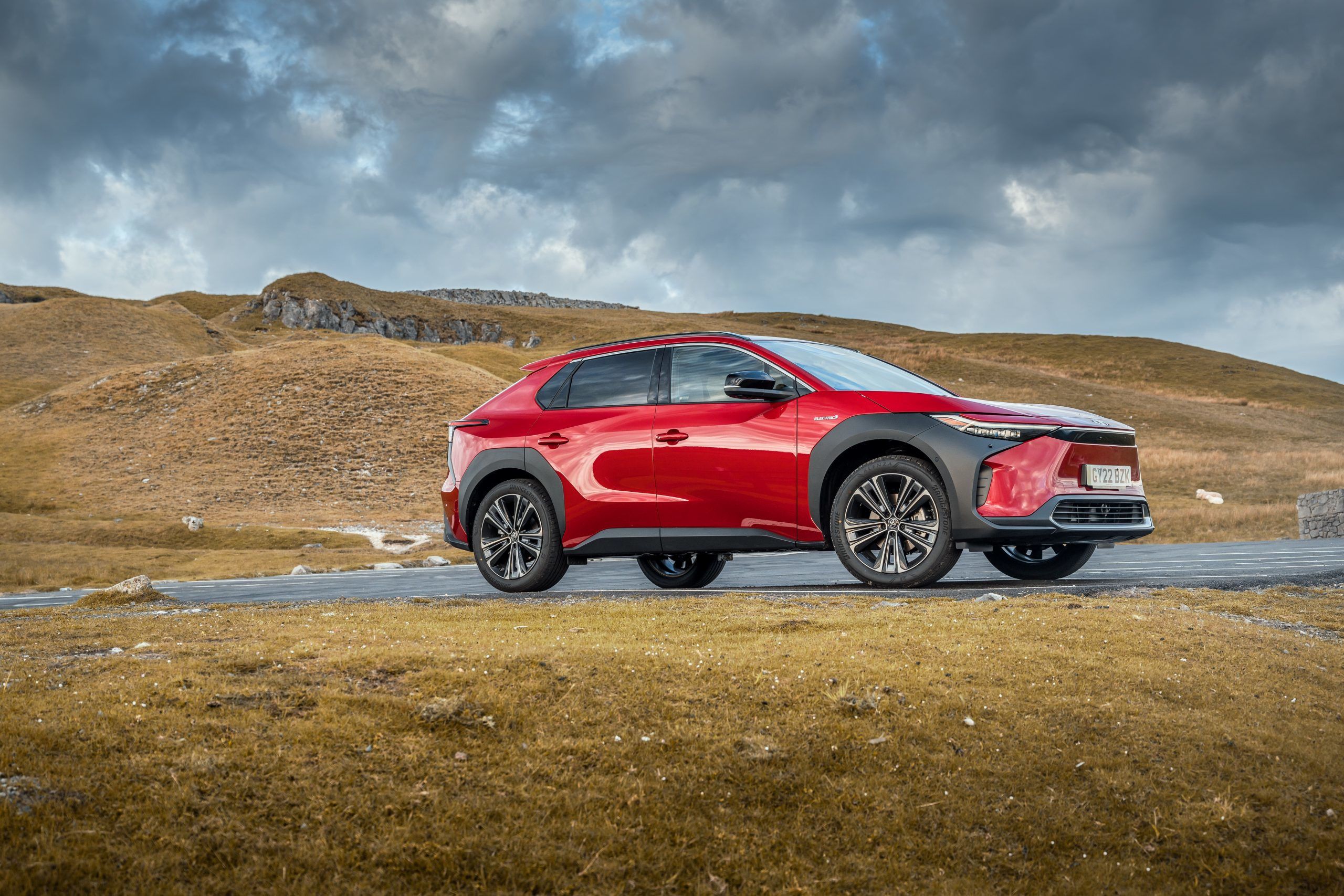 2560x1707 Toyota bz4X SUV is the marque's first pure electric vehicle. Wallpaper*