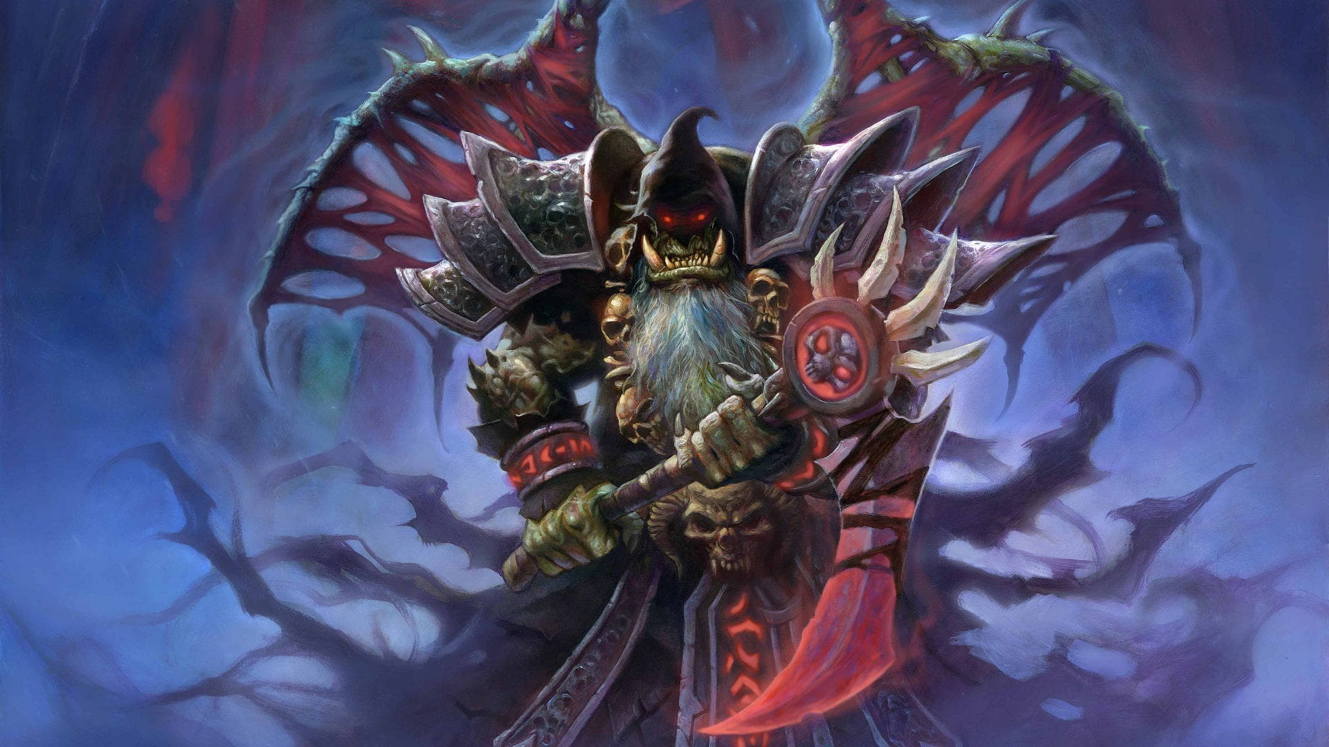 1920x1080 Download Powerful Hearthstone Death Knight Wallpaper