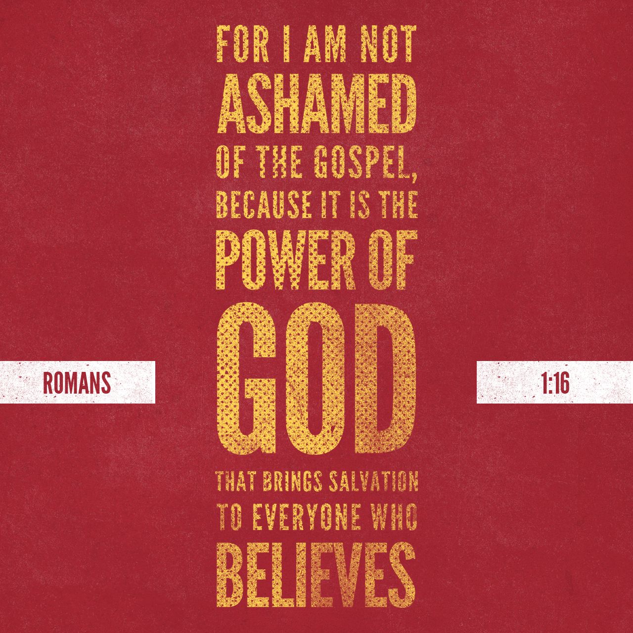 1280x1280 Romans 1:16. Creative. Scripture Art. Free Church Resources from Life.Church