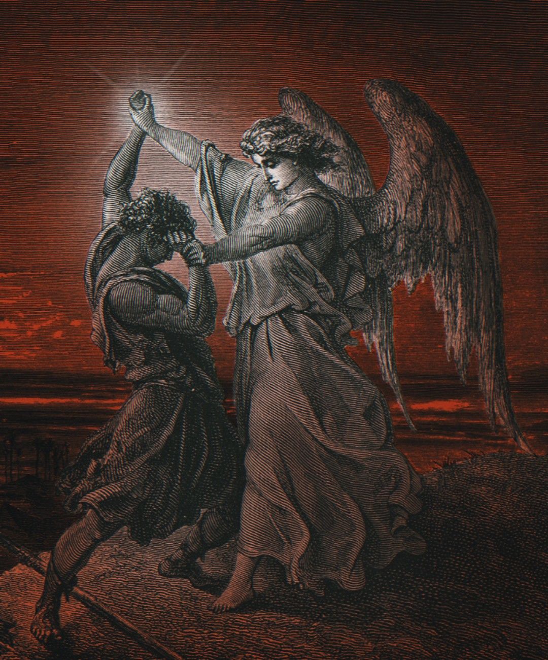 1080x1300 Biblical Angel Wallpaper