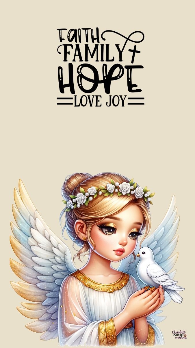 675x1200 Praying Angel Phone Wallpaper