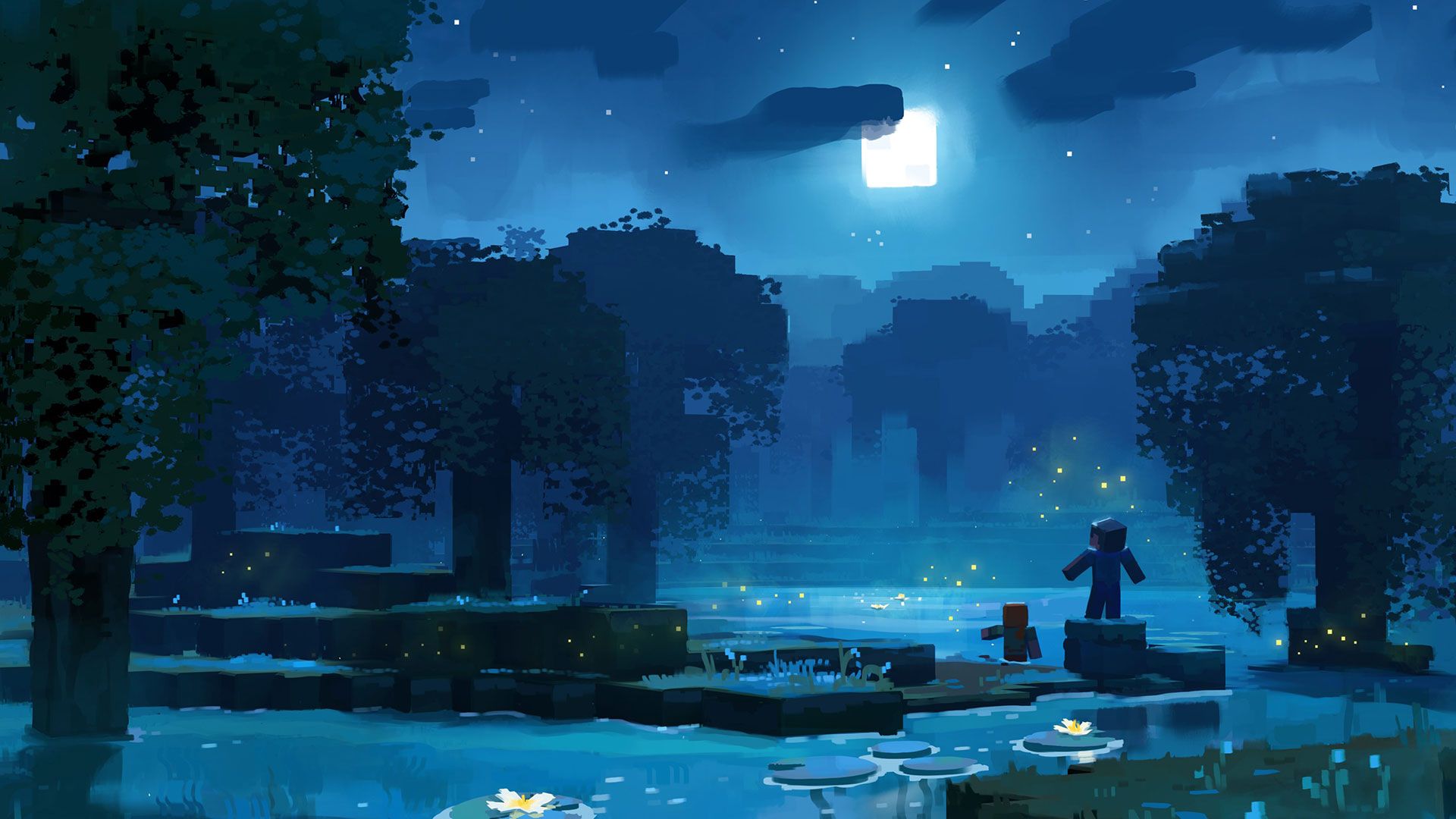 1920x1080 Minecraft Allay Wallpaper