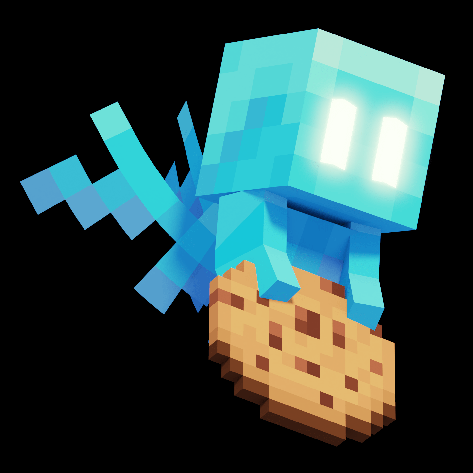 1920x1920 I created one of the first ever Allay renders on the internet