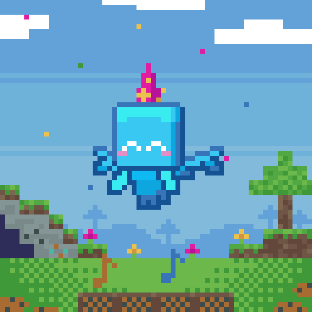 1024x1024 Hey minecrafters! Here's a little animation of the happy Allay I made after Minecraft Live. You can hear he says: Thanks to everyone who voted