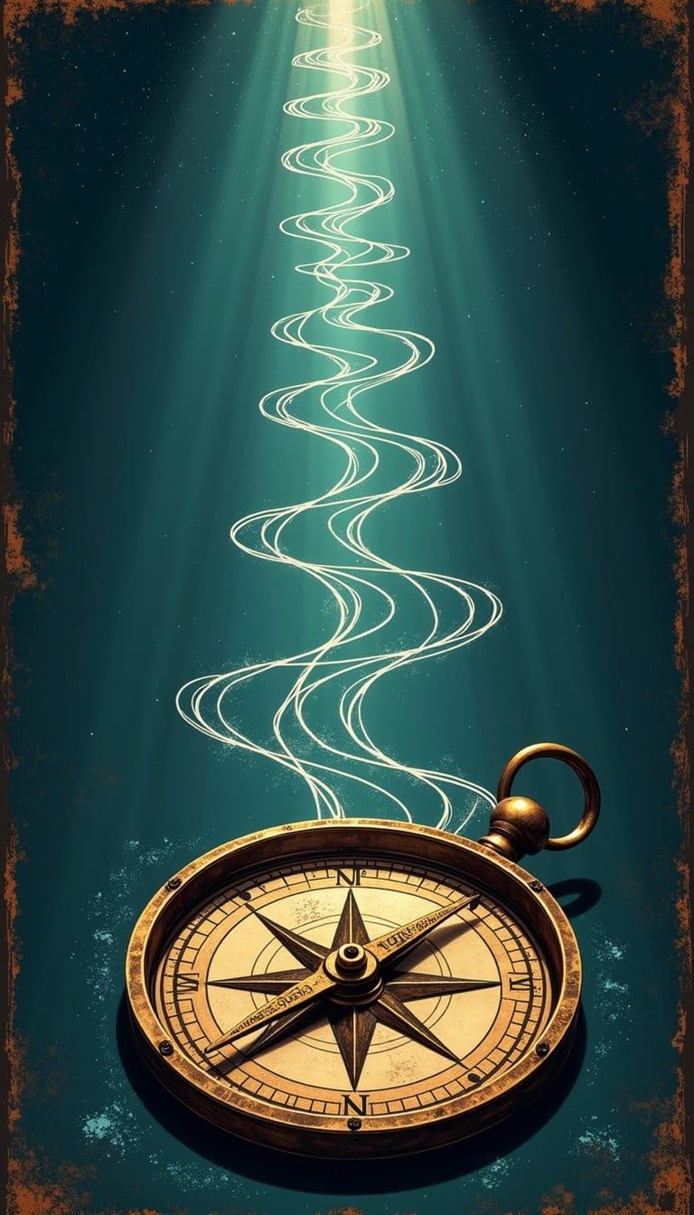 768x1344 Free Compass Guiding Light Image, Navigation, Light