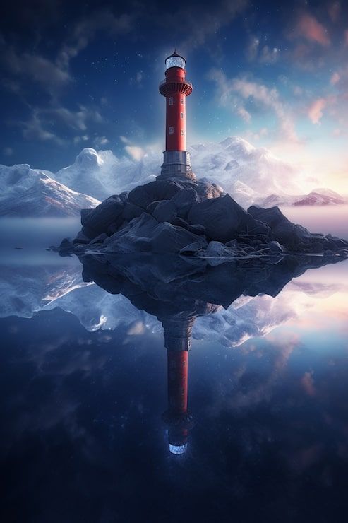 493x740 Guiding light sea Image