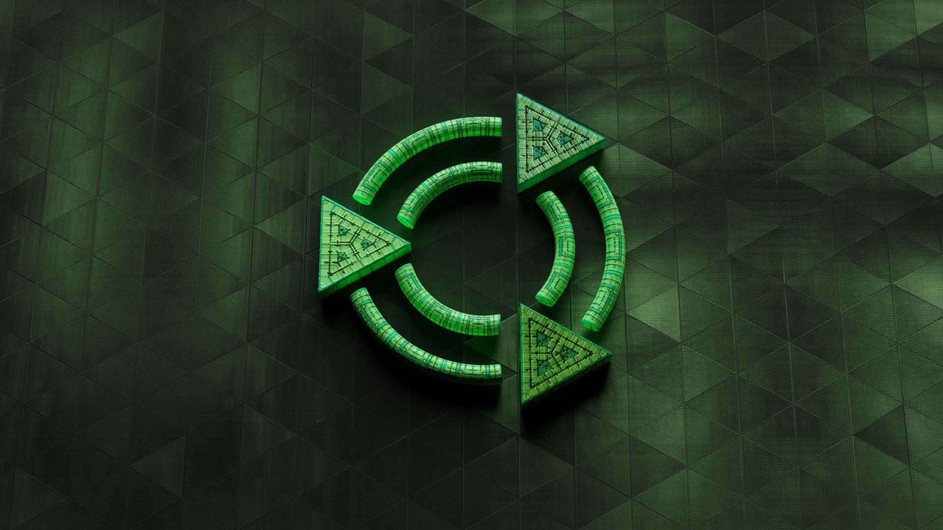 1920x1080 3D Green wallpaper MATE Community