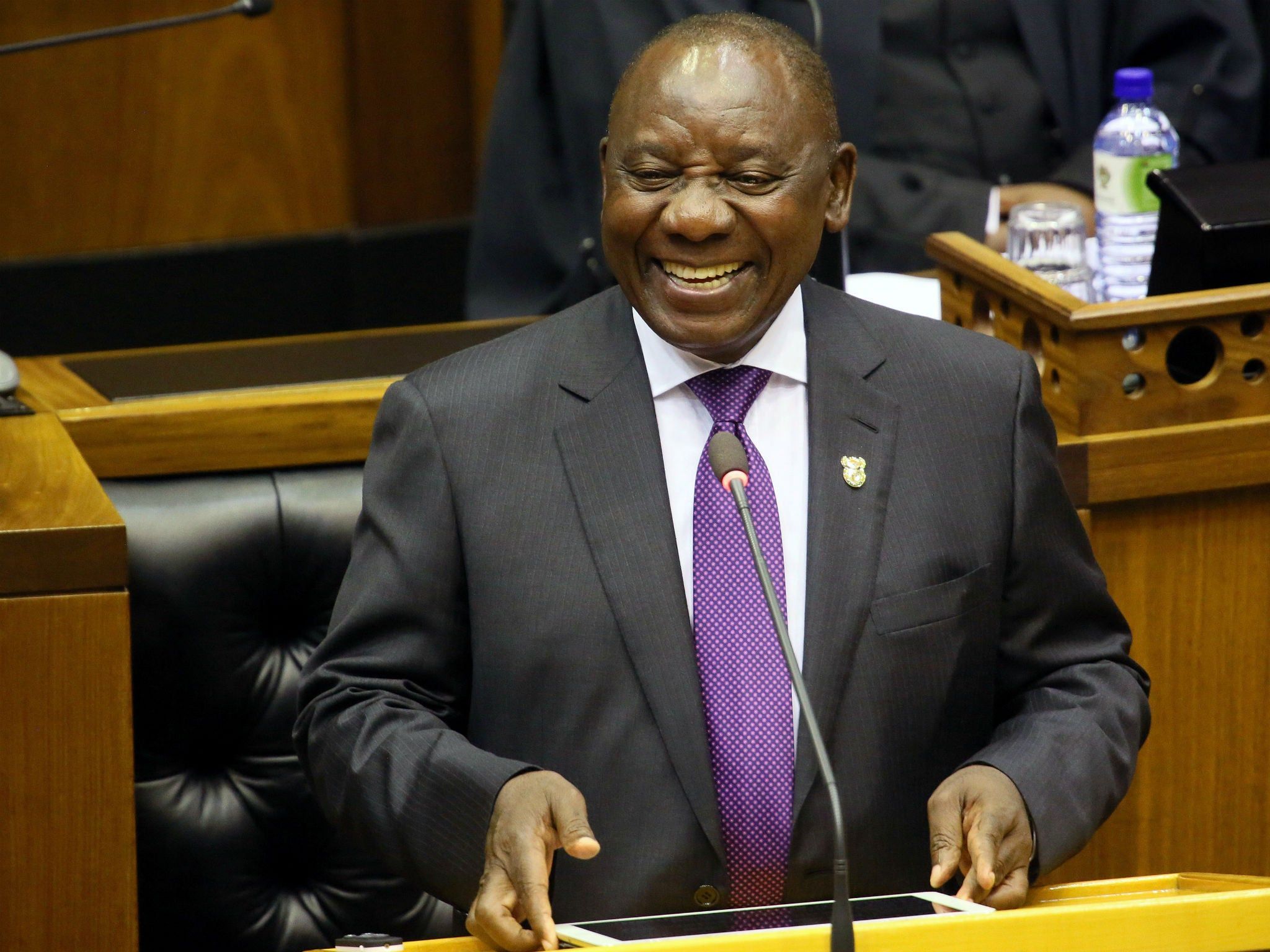 2048x1536 New South African President Cyril Ramaphosa pledges to 'turn tide' on corruption