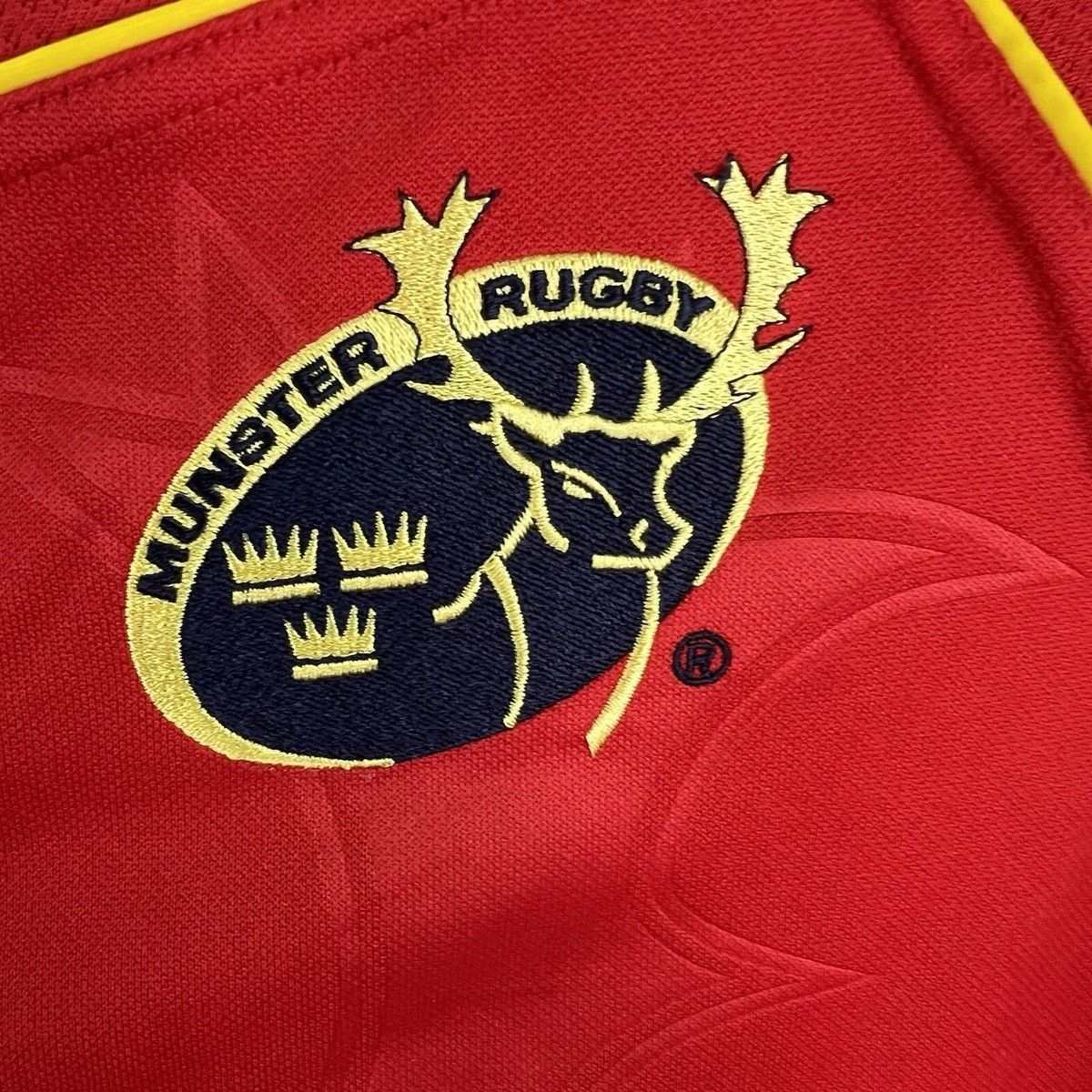 1200x1200 Toyota Munster Rugby Jersey Mens Size M Red Adidas Tag Clima Cool 2009