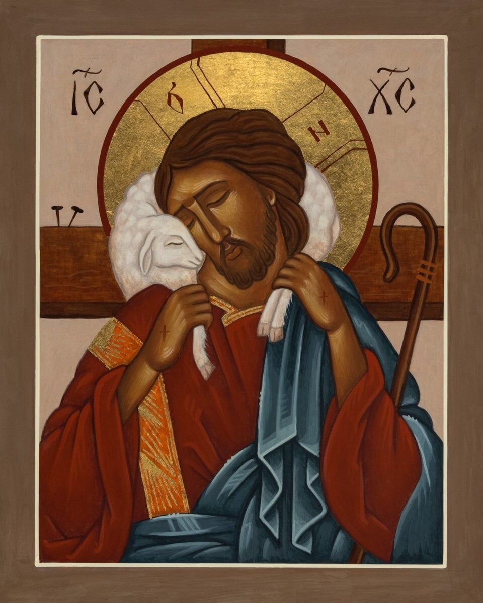 960x1200 Christ the Good Shepherd, Icon Print