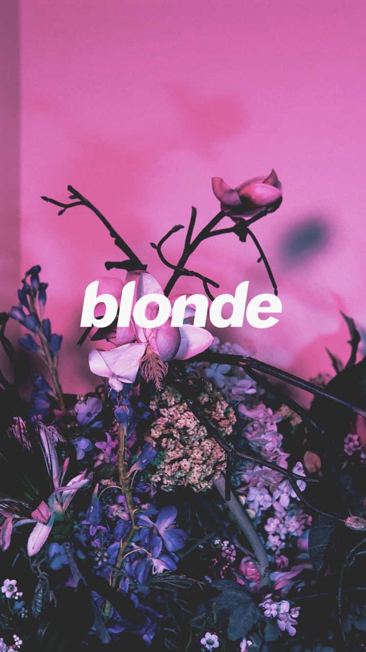 750x1334 Download Blonde Album Aesthetic Floral Backdrop Wallpaper