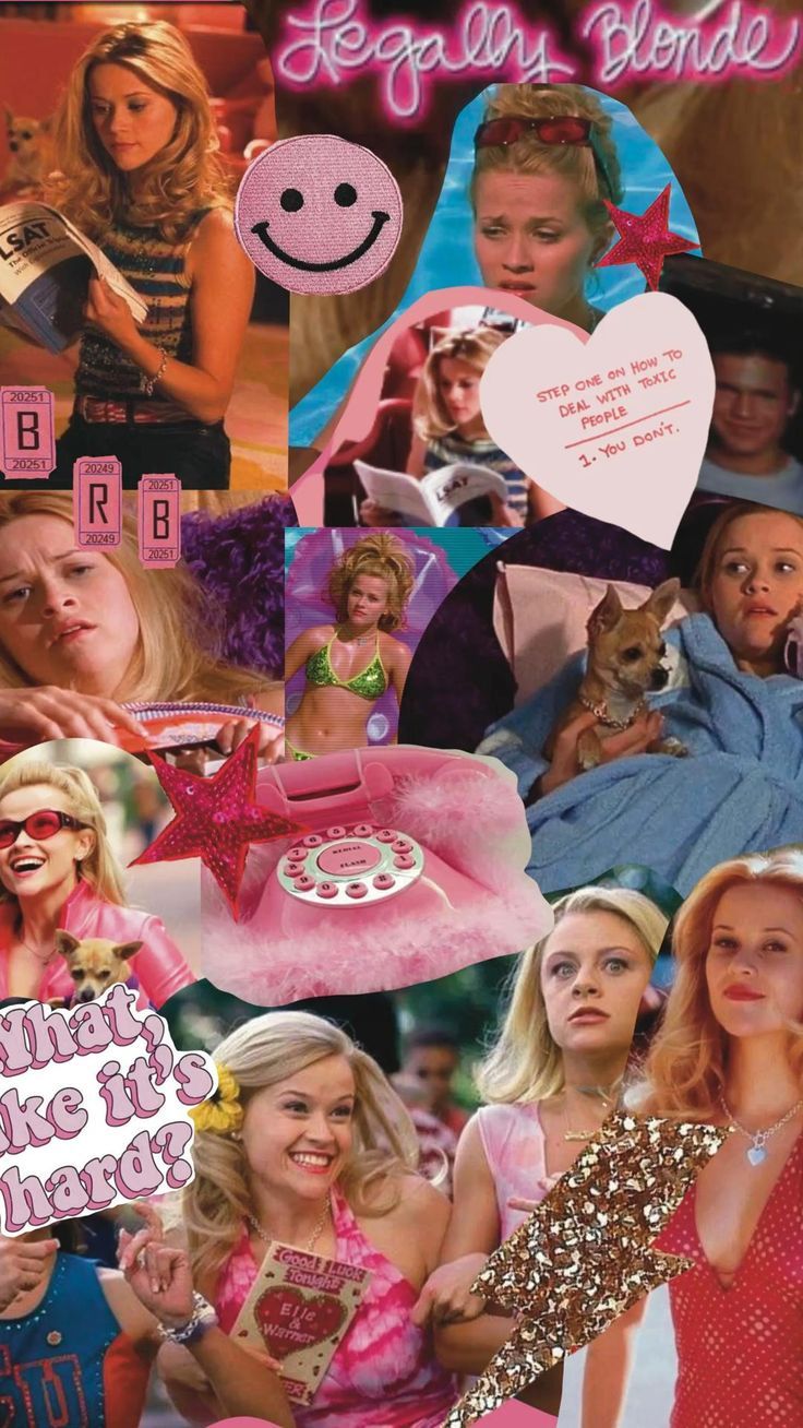 736x1308 Legally Blonde Aesthetic Wallpaper