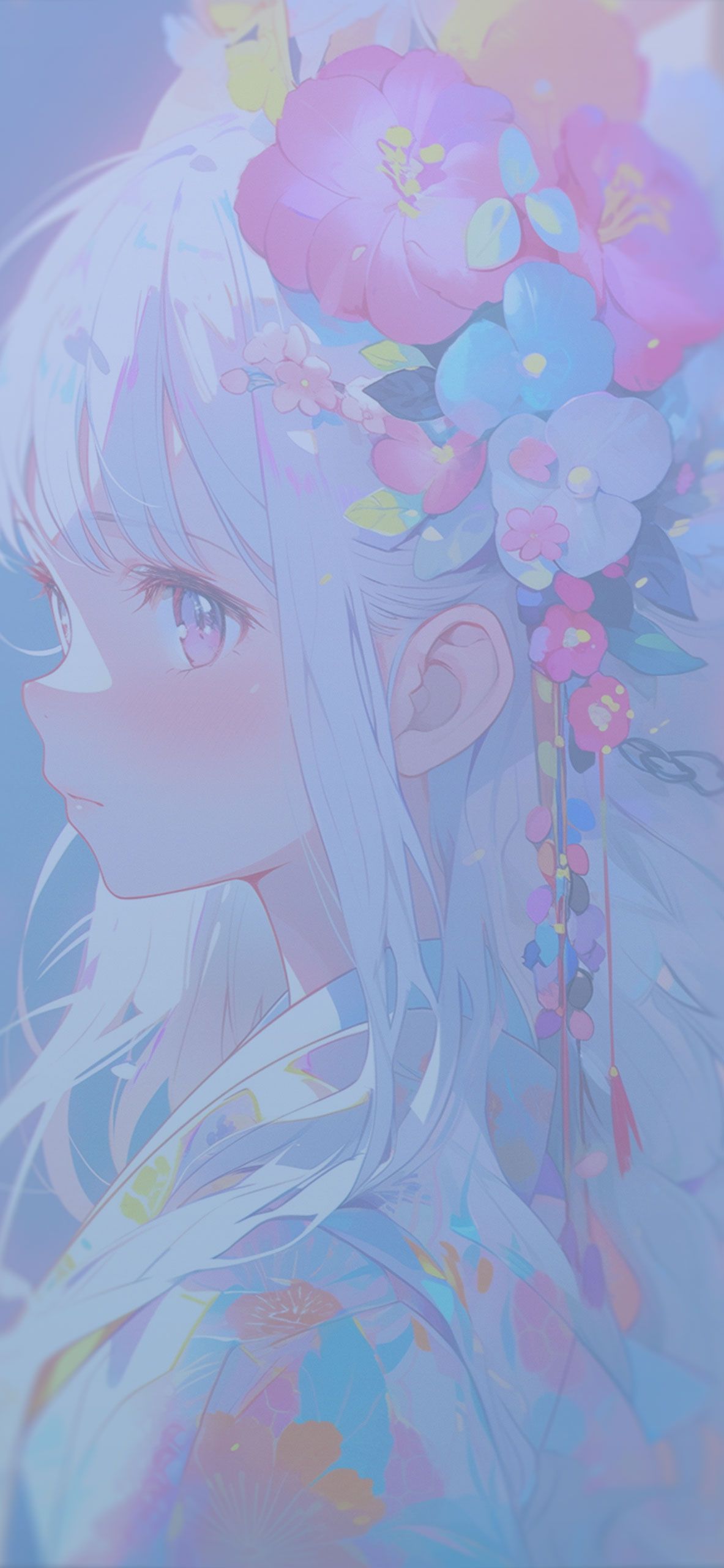 1183x2560 Blonde Anime Girl Aesthetic Wallpaper Girl Wallpaper