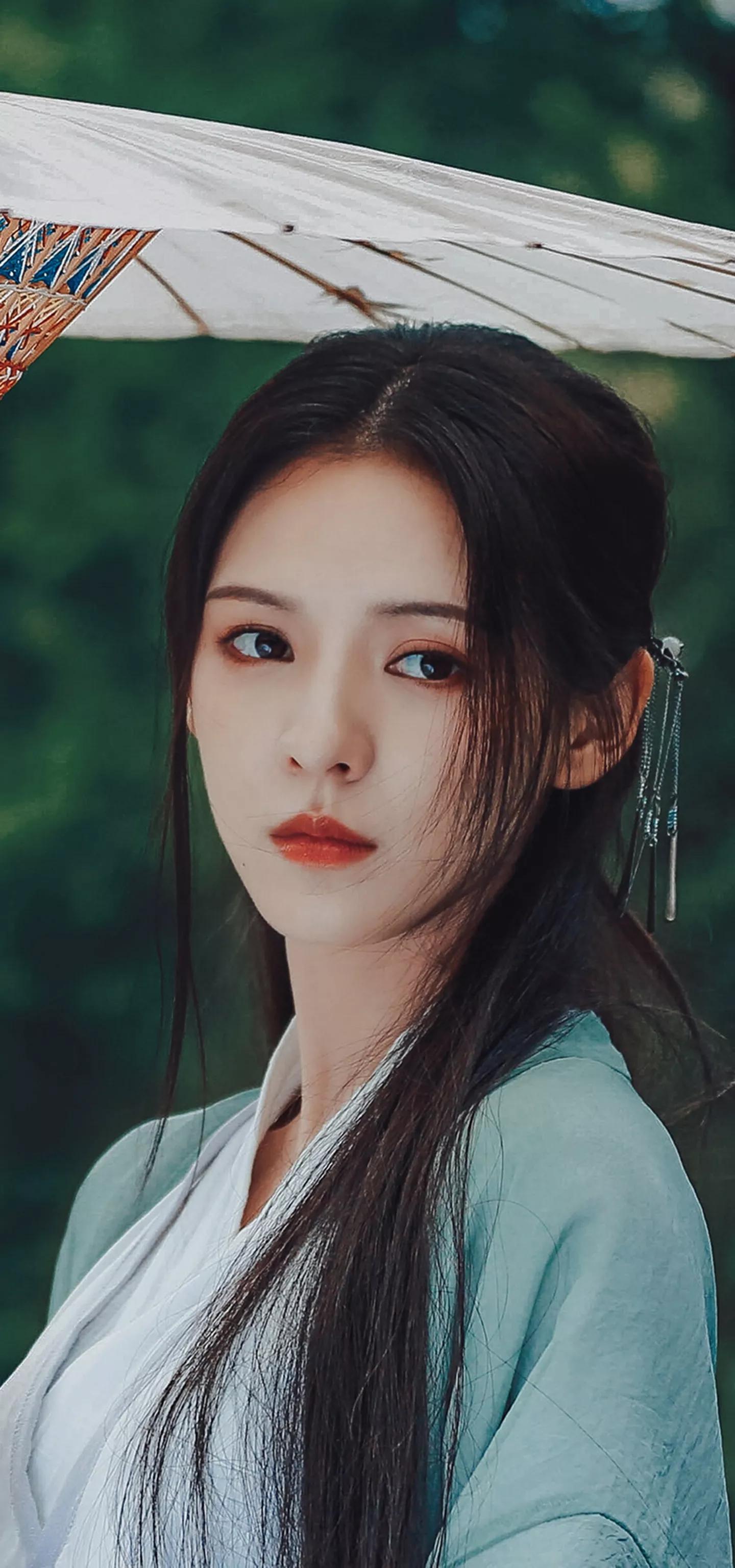 1440x3071 Star Wallpaper Temperament Goddess Zhang Yuxi