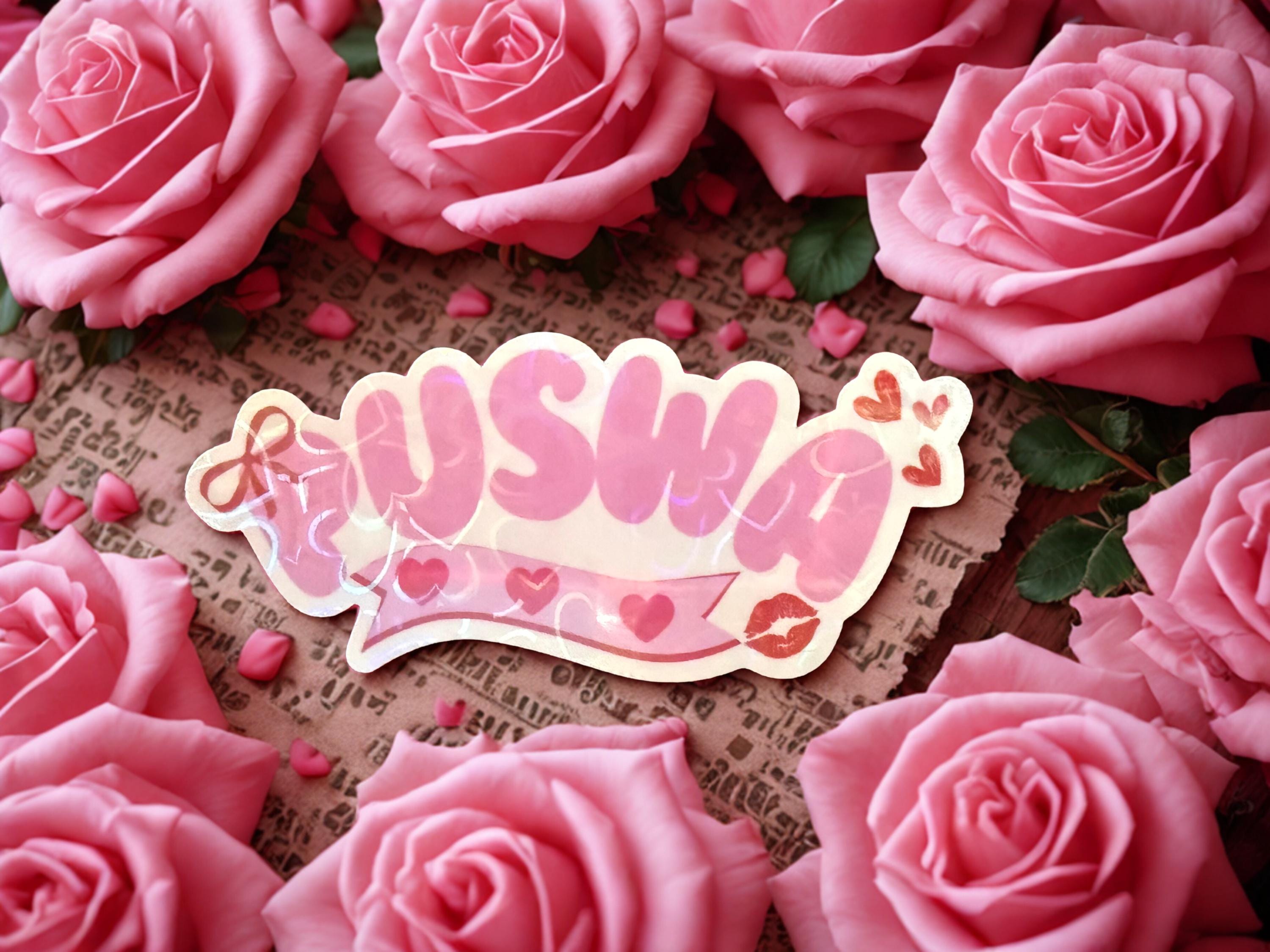 3000x2249 Tell Me Lies Inspired Sticker: Pink Quote Vinyl Waterproof Sticker
