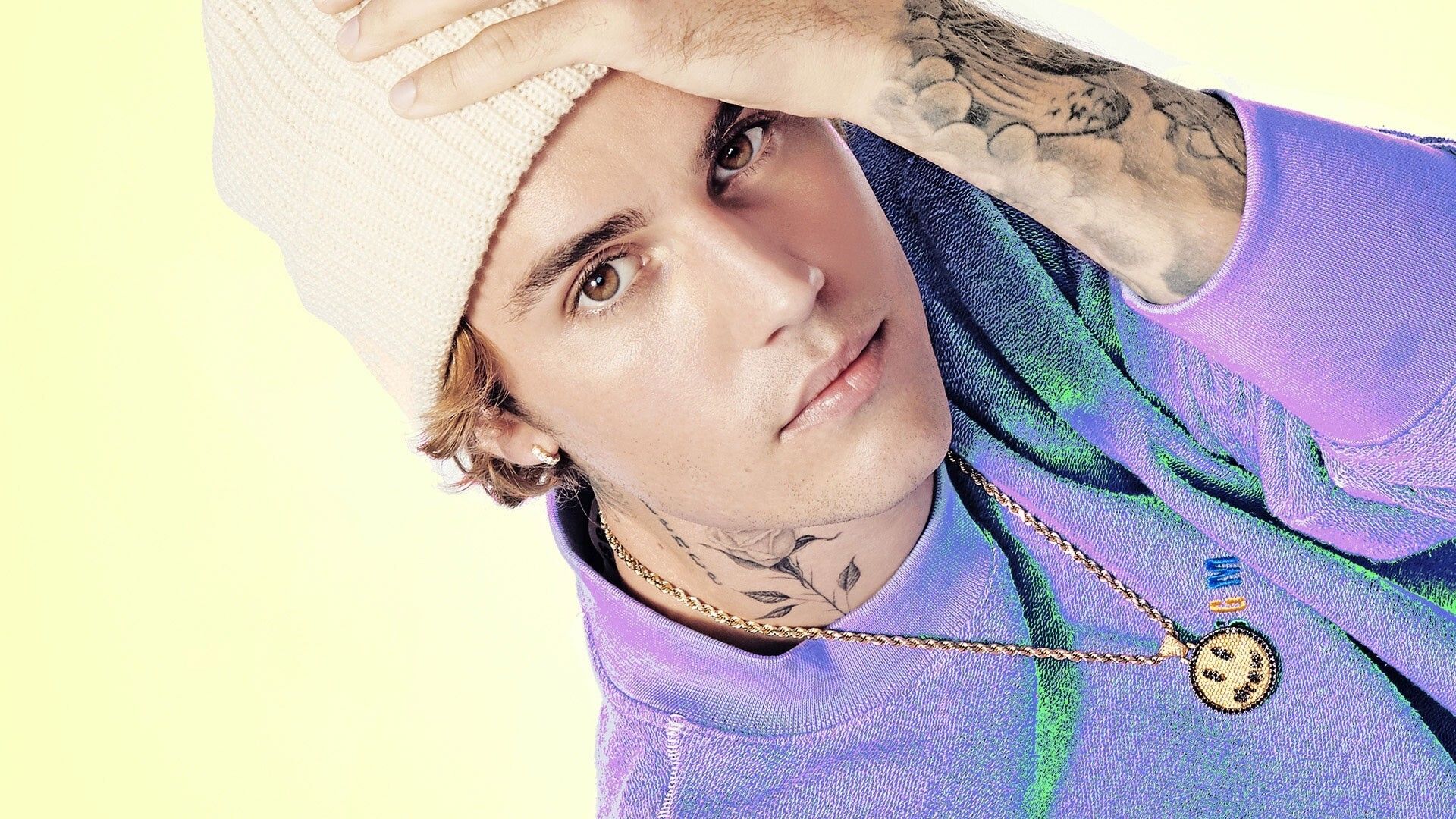 1920x1080 Justin Bieber Baby Yellow Background Cute