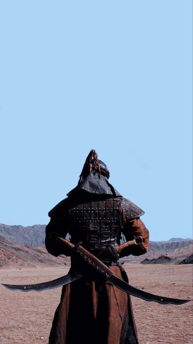 675x1200 Download Islamic_ Warrior_in_ Desert_ Armor Wallpaper