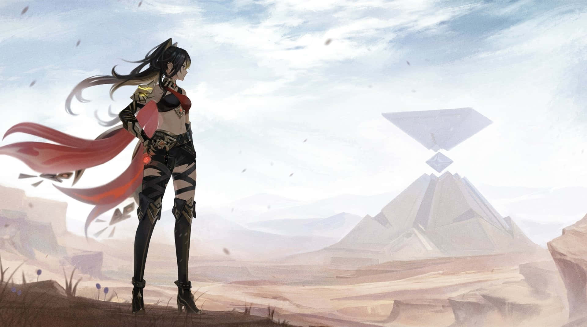 1920x1071 Download Dehya Desert Warrior Artwork Wallpaper