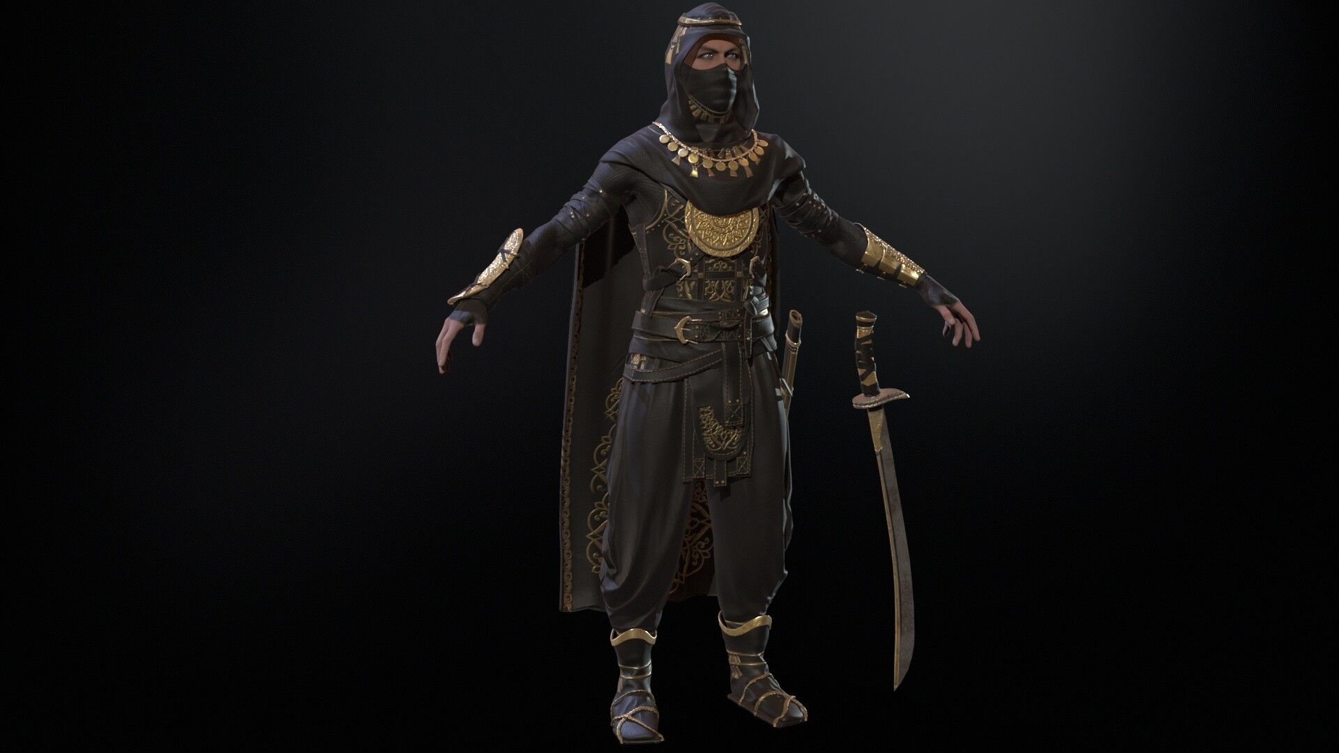 1920x1080 Desert Warrior